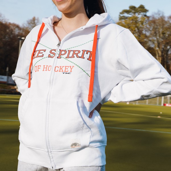 TK DAMEN SWEATJACKE PETROLINA, WEISS, 128